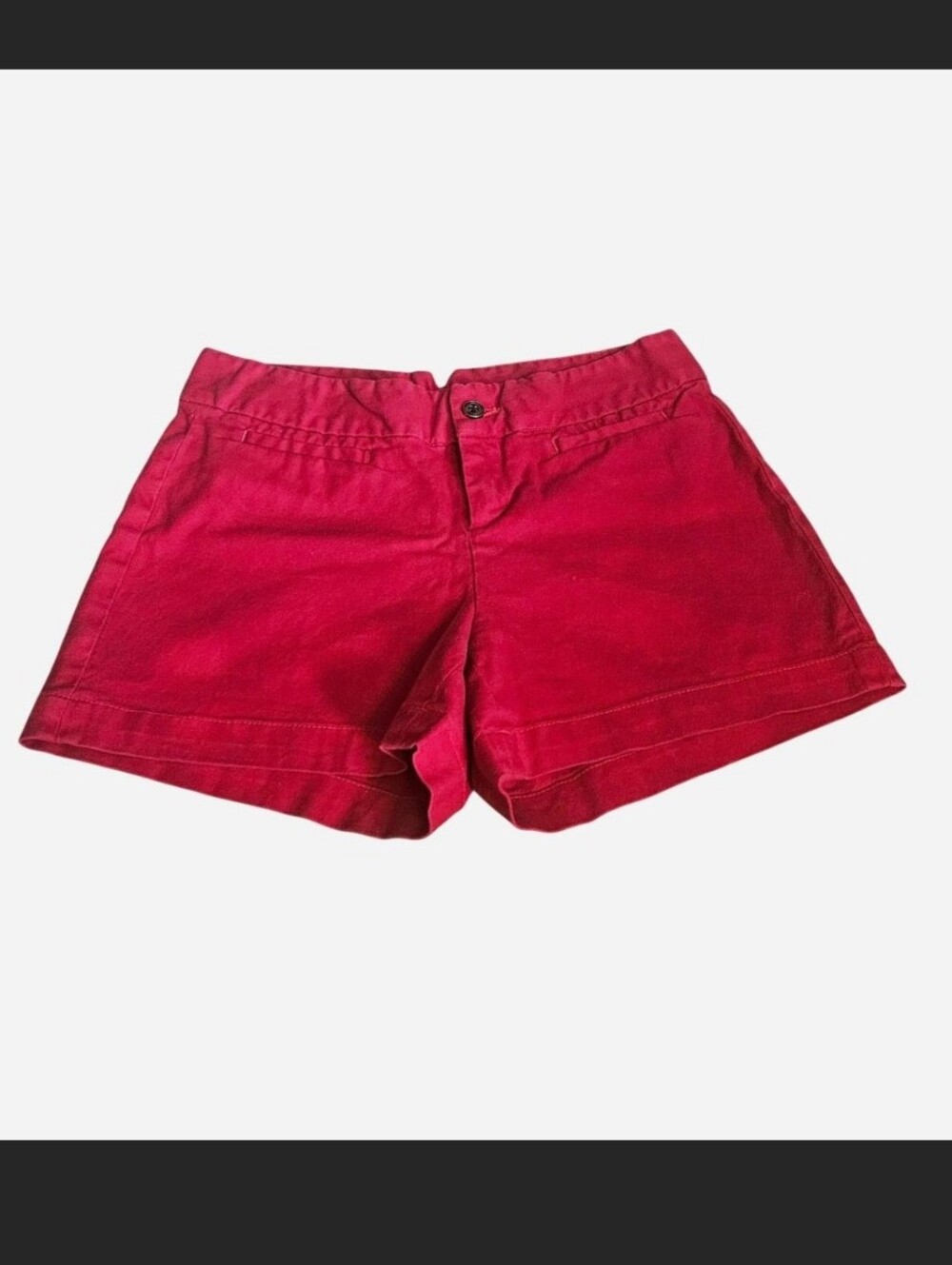 Banana Republic Red Chino Tailored Shorts